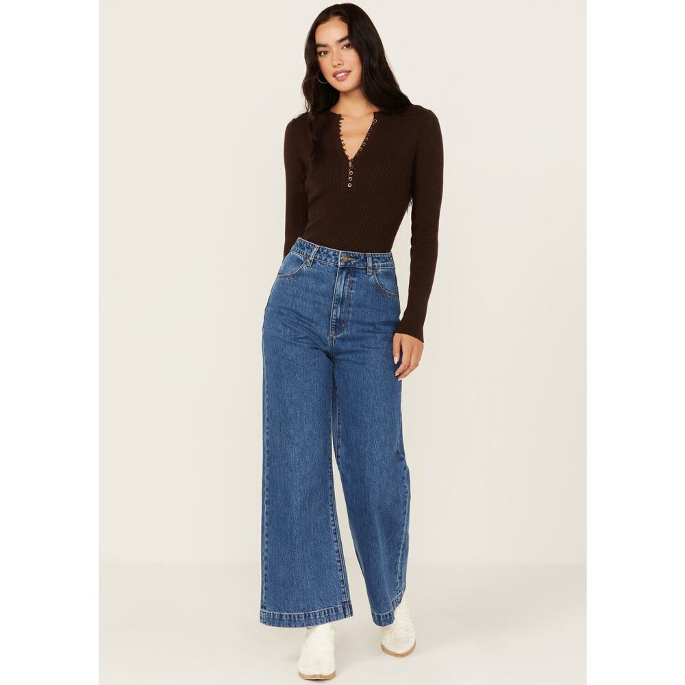 ROLLA'S Blue Wide Leg Jeans